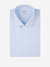 Santa Eulalia Hombre Barcelona Camisa Lisa Slim color Azul Celeste sku 401-002389 02 - Foto 1