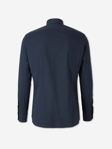 Santa Eulalia Hombre Barcelona Camisa de Vestir Lisa color Azul Marino sku 401-002670 04 - Foto 2