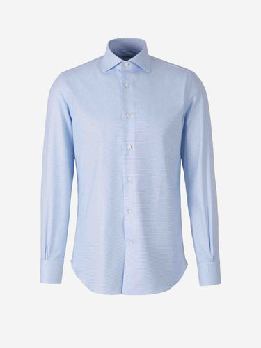 Santa Eulalia Hombre Barcelona Camisa Pata De Gallo color Azul Celeste sku 401-003047 02 - Foto 1