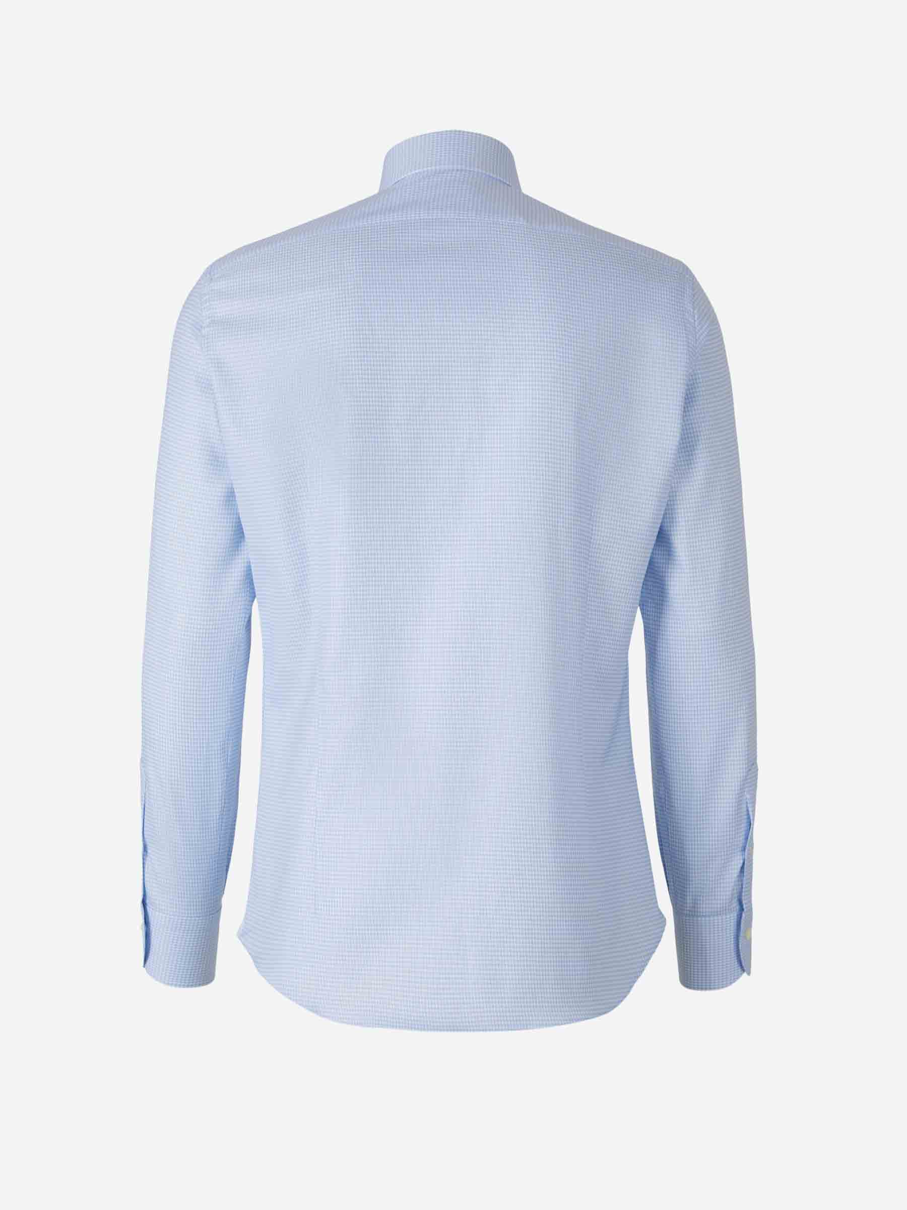 Santa Eulalia Hombre Barcelona Camisa Pata De Gallo color Azul Celeste sku 401-003047 02 - Foto 2