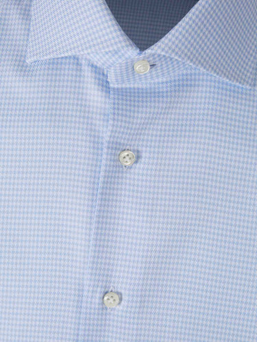 Santa Eulalia Hombre Barcelona Camisa Pata De Gallo color Azul Celeste sku 401-003047 02 - Foto 3
