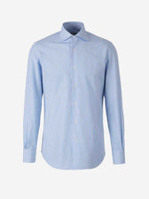 Santa Eulalia Hombre Barcelona Camisa Rayas Algodón color Azul Celeste sku 401-003138 01 - Foto 1