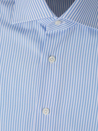 Santa Eulalia Hombre Barcelona Camisa Rayas Algodón color Azul Celeste sku 401-003138 01 - Foto 3