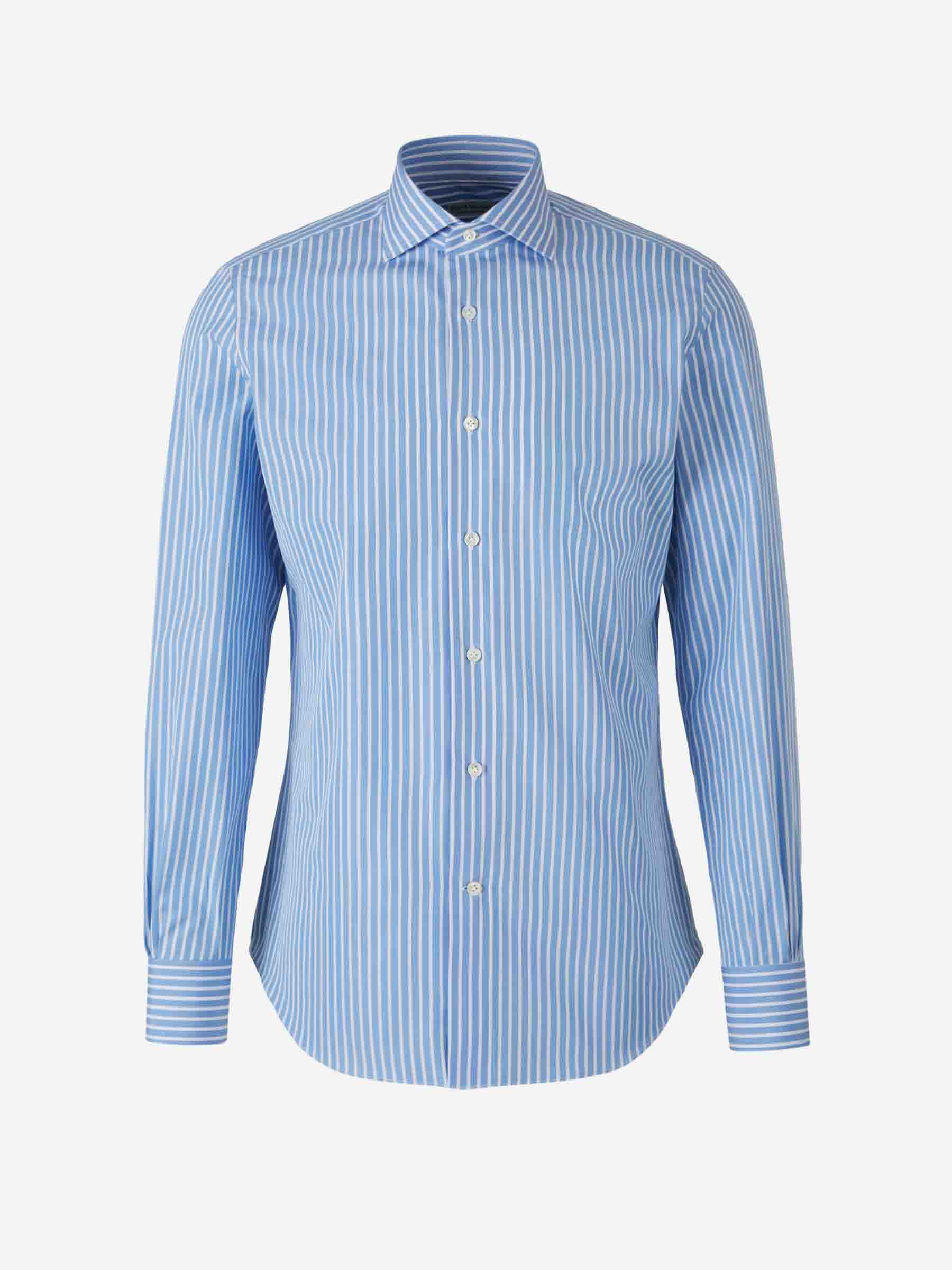 Santa Eulalia Hombre Barcelona Camisa Rayas Algodón color Azul sku 401-003139 01 - Foto 1