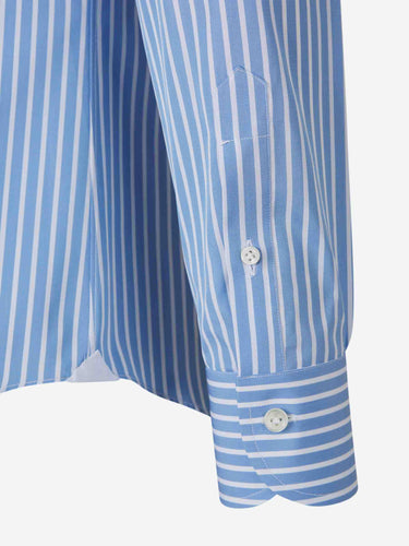 Santa Eulalia Hombre Barcelona Camisa Rayas Algodón color Azul sku 401-003139 01 - Foto 4