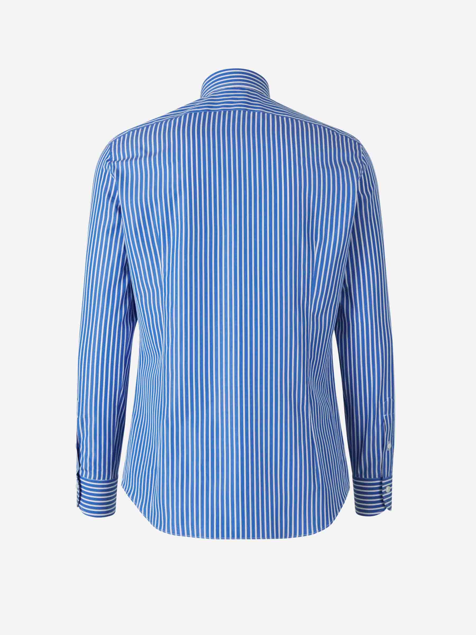 Santa Eulalia Hombre Barcelona Camisa Rayas Algodón color Azul Cobalto sku 401-003139 02 - Foto 2