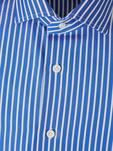 Santa Eulalia Hombre Barcelona Camisa Rayas Algodón color Azul Cobalto sku 401-003139 02 - Foto 3
