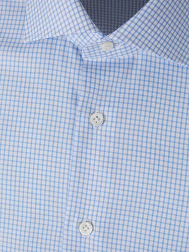 Santa Eulalia Hombre Barcelona Camisa Motivo Cuadros color Azul Celeste sku 401-003140 01 - Foto 3