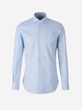 Santa Eulalia Hombre Barcelona Camisa Motivo Cuadros color Azul Celeste sku 401-003141 01 - Foto 1