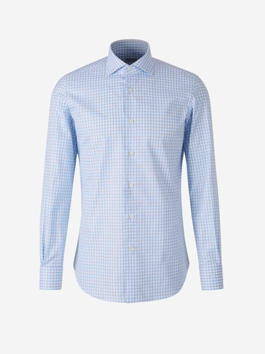 Santa Eulalia Hombre Barcelona Camisa Motivo Cuadros color Azul Celeste sku 401-003141 01 - Foto 1