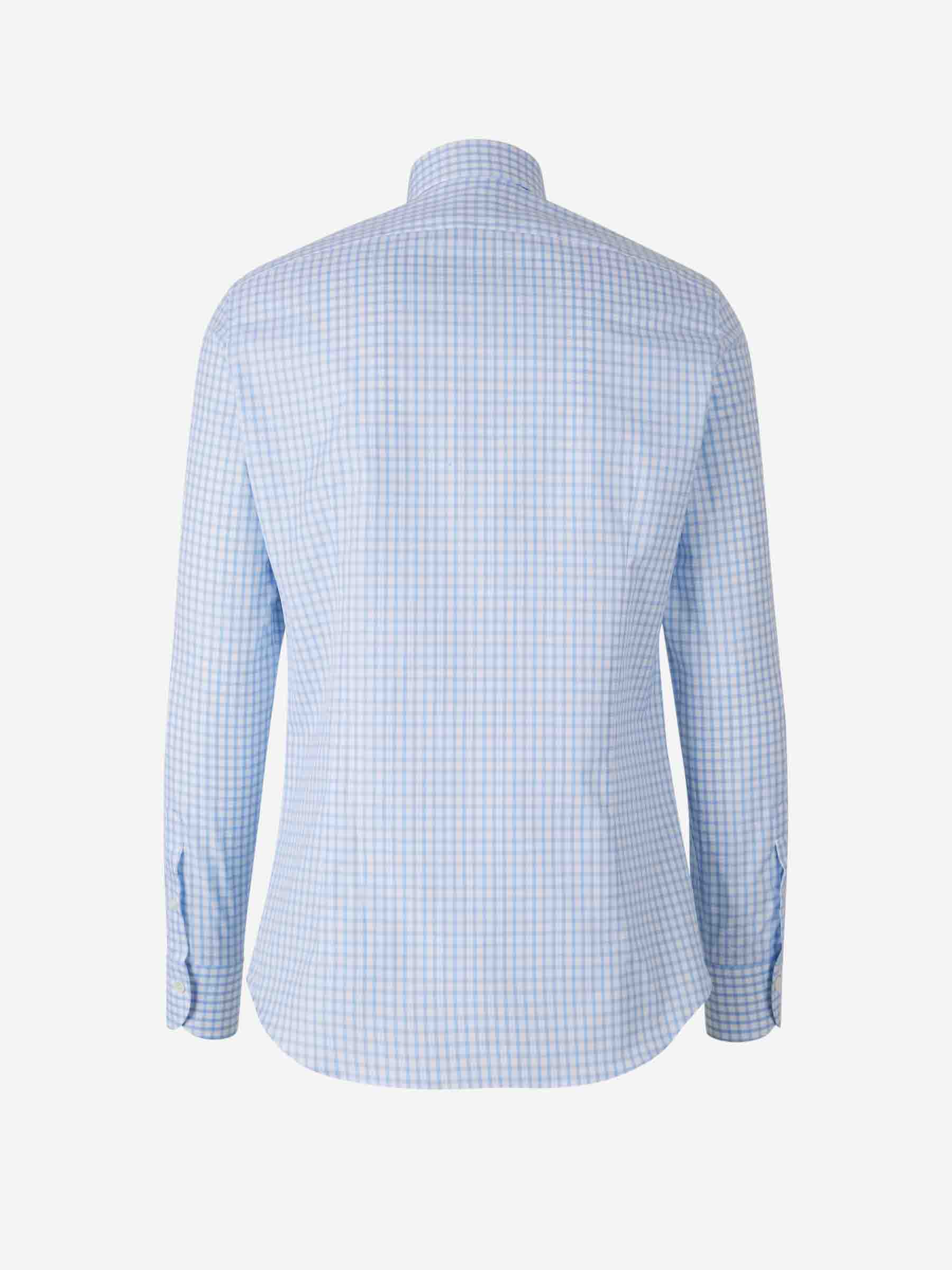 Santa Eulalia Hombre Barcelona Camisa Motivo Cuadros color Azul Celeste sku 401-003141 01 - Foto 2