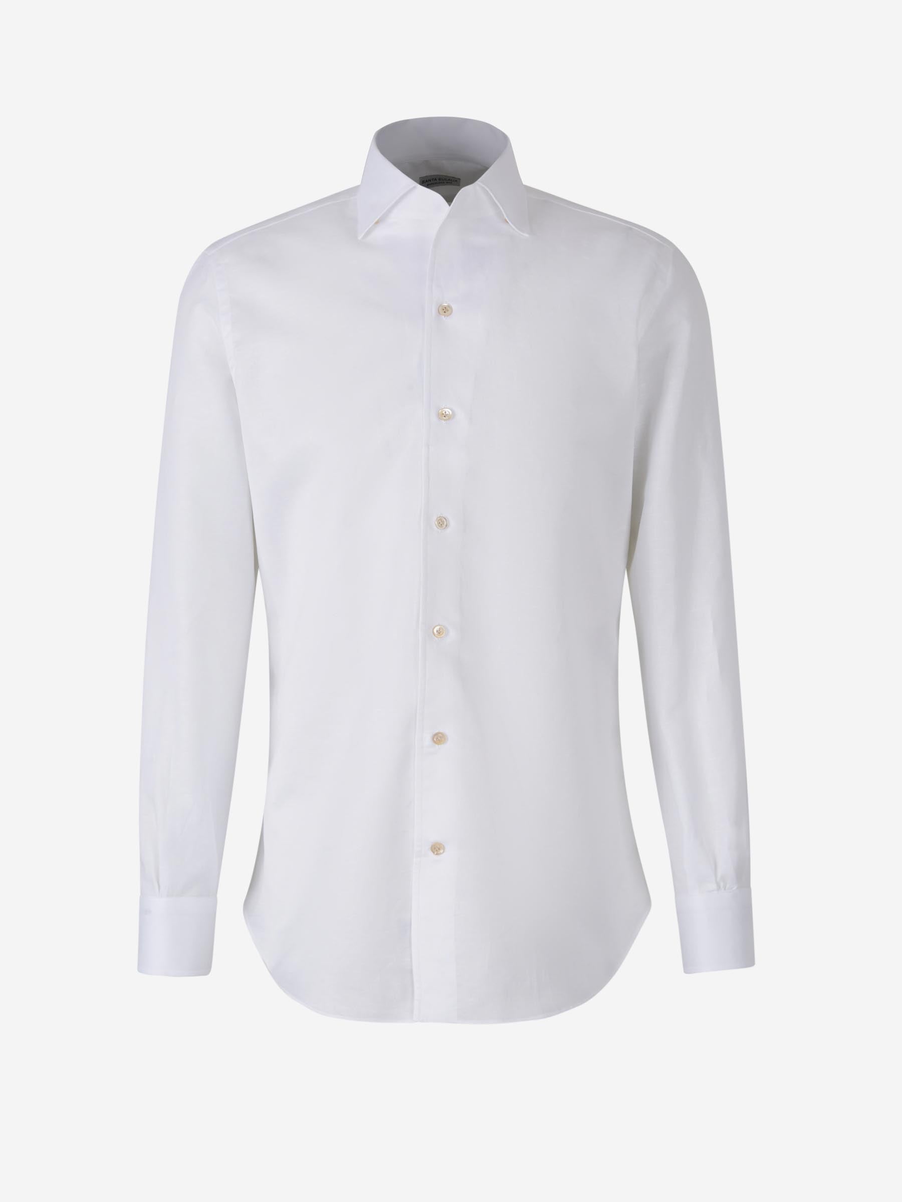 Santa Eulalia Hombre Barcelona Camisa Jaspeada Algodón color Blanco sku 401-003142 01 - Foto 1