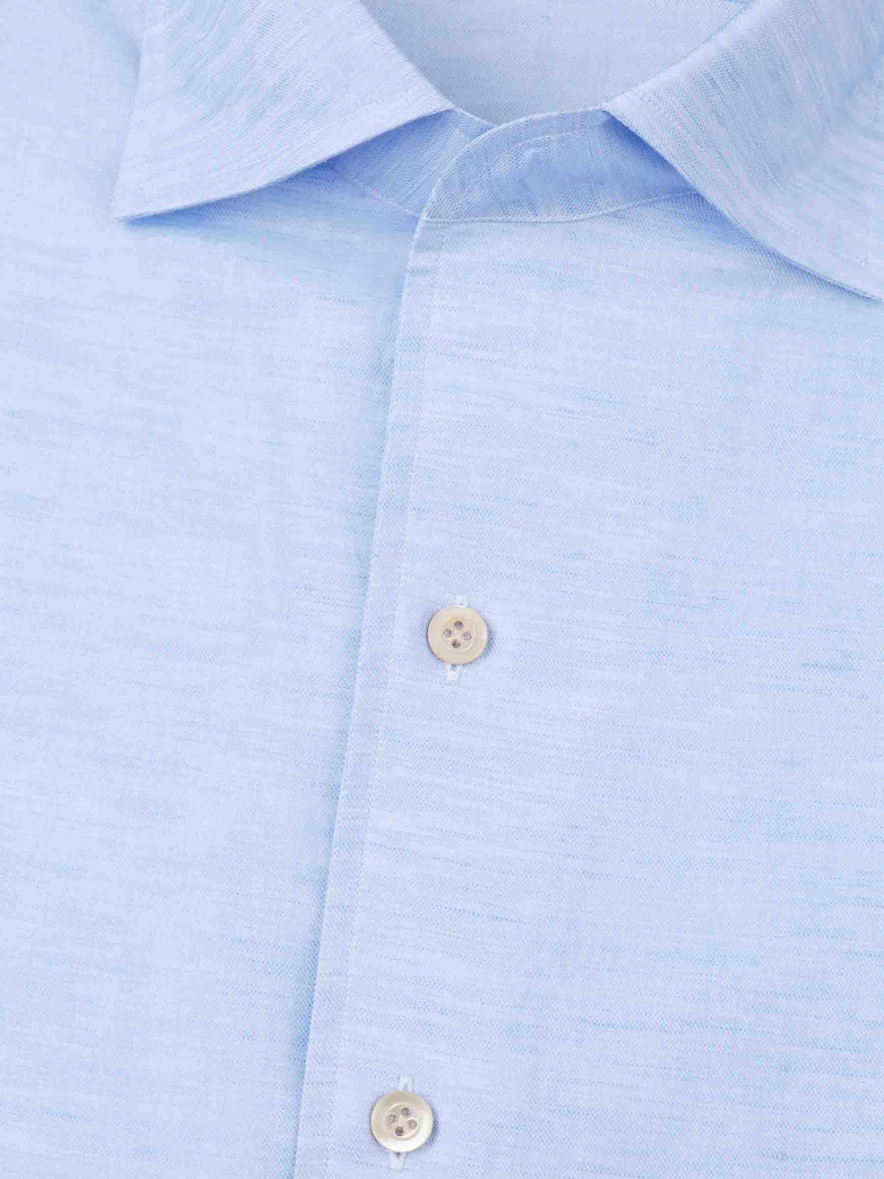 Santa Eulalia Hombre Barcelona Camisa Jaspeada Algodón color Azul sku 401-003142 02 - Foto 2