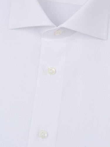 Santa Eulalia Hombre Barcelona Camisa Lisa Algodón y Lino color Blanco sku 401-003143 01 - Foto 2