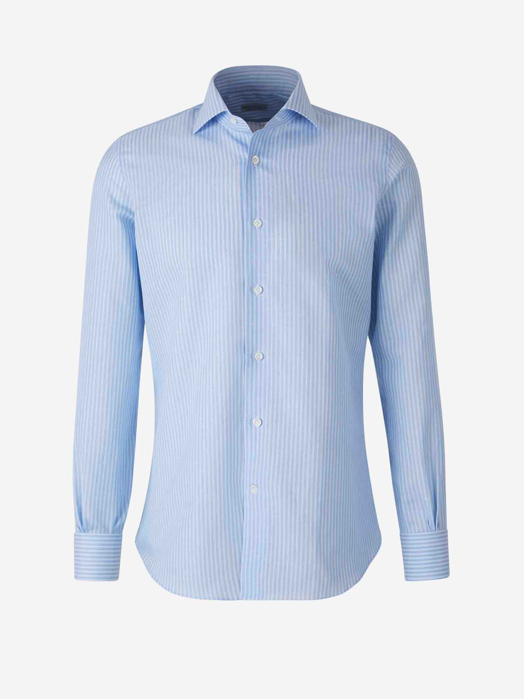 Santa Eulalia Hombre Barcelona Camisa Rayas Algodón color Azul sku 401-003145 02 - Foto 1