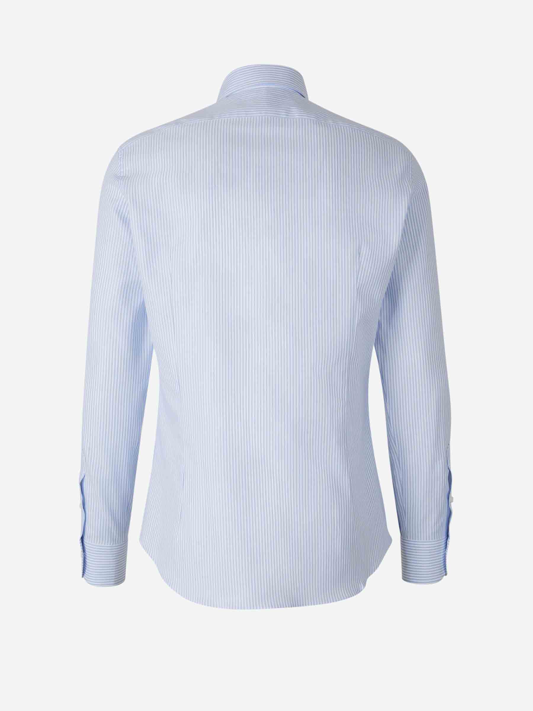 Santa Eulalia Hombre Barcelona Camisa Rayas Algodón color Azul Celeste sku 401-003146 01 - Foto 2
