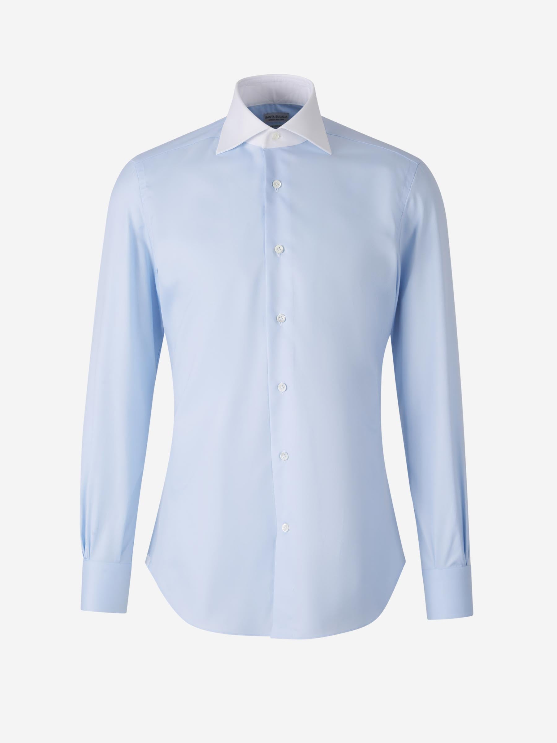 Santa Eulalia Hombre Barcelona Camisa Vestir Algodón color Azul Celeste sku 401-003151 01 - Foto 1