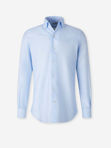 Santa Eulalia Hombre Barcelona Camisa Formal Lisa color Azul Celeste sku 401-003152 01 - Foto 1