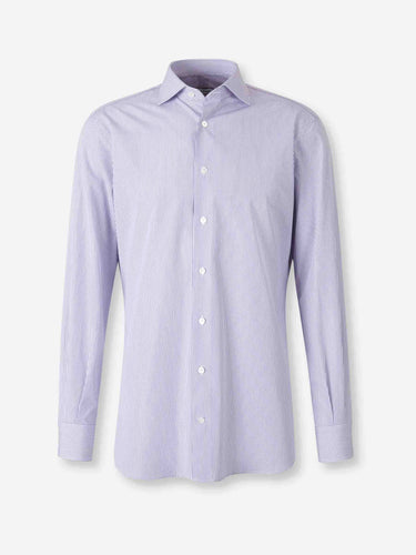 Atelier Munro Hombre Barcelona Camisa de Vestir Listada color Azul Marino sku 401-003154 01 - Foto 1