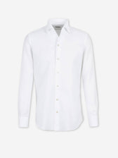 Santa Eulalia Hombre Barcelona Camisa Lisa color Blanco sku 401-003162 01 - Foto 1