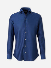 Santa Eulalia Hombre Barcelona Camisa Lisa color Azul Marino sku 401-003162 03 - Foto 1