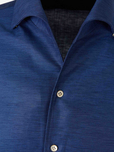 Santa Eulalia Hombre Barcelona Camisa Lisa color Azul Marino sku 401-003162 03 - Foto 3