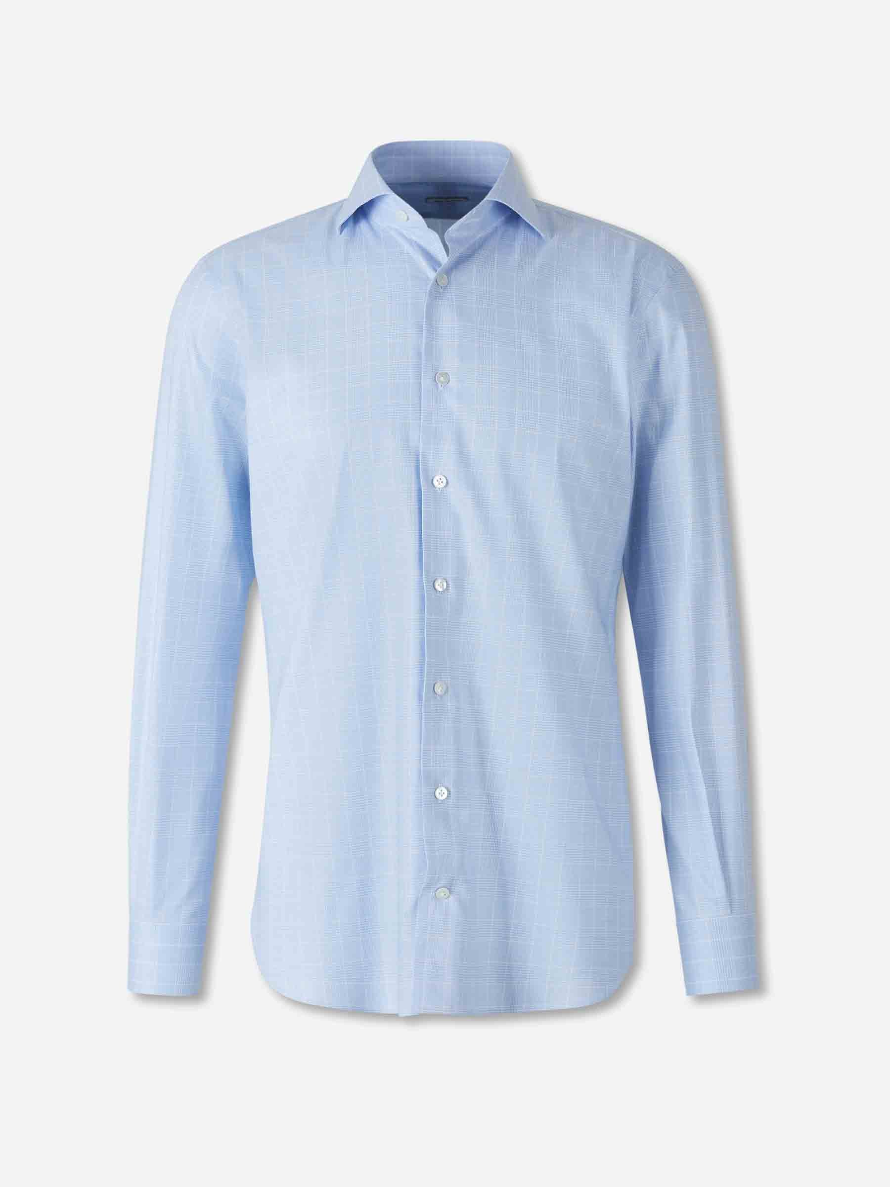 Atelier Munro Hombre Barcelona Camisa Algodón color Azul sku 402-000007 01 - Foto 1