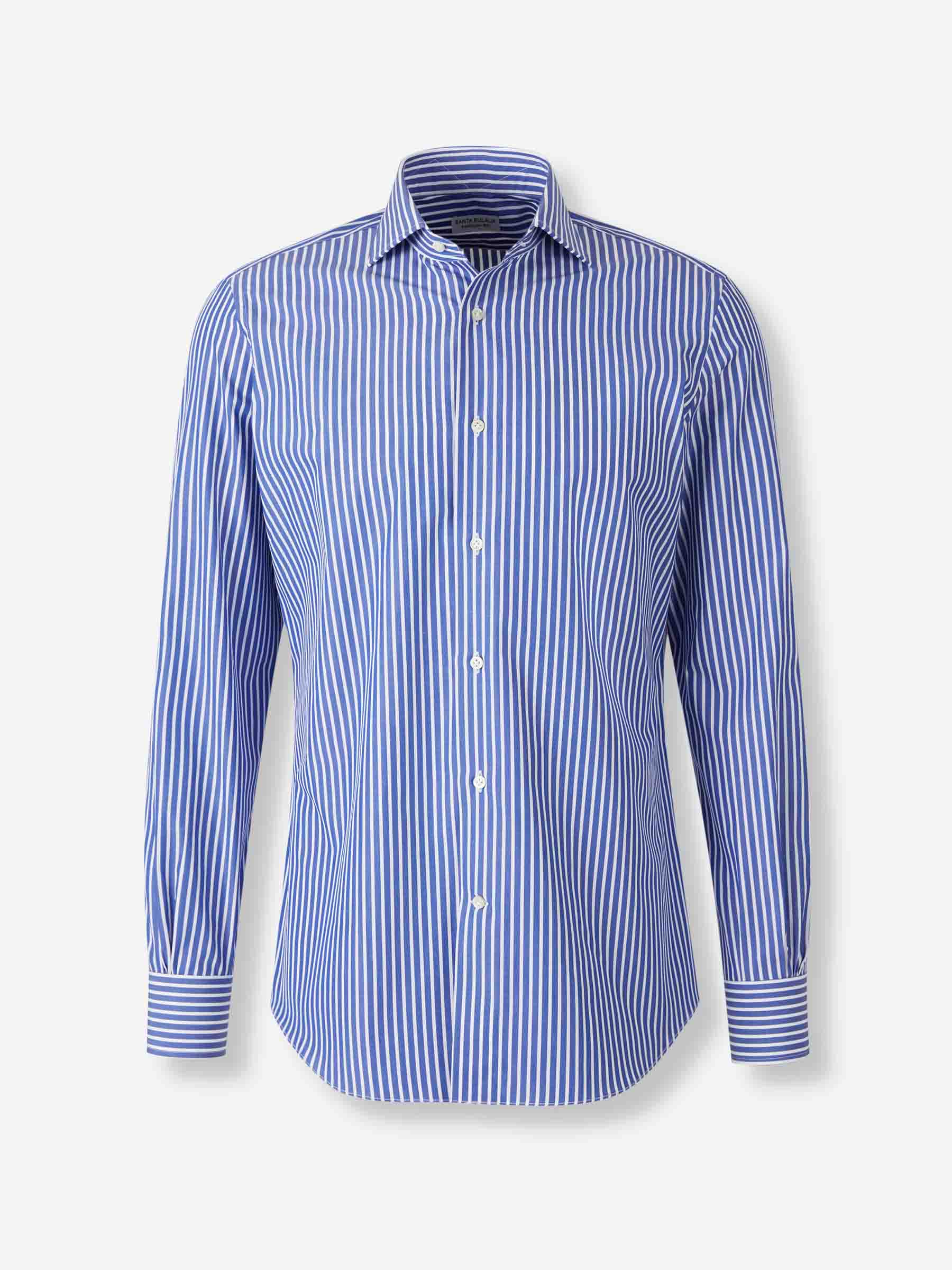 Santa Eulalia Hombre Barcelona Camisa Vestir Listada color Azul sku 402-000011 01 - Foto 1