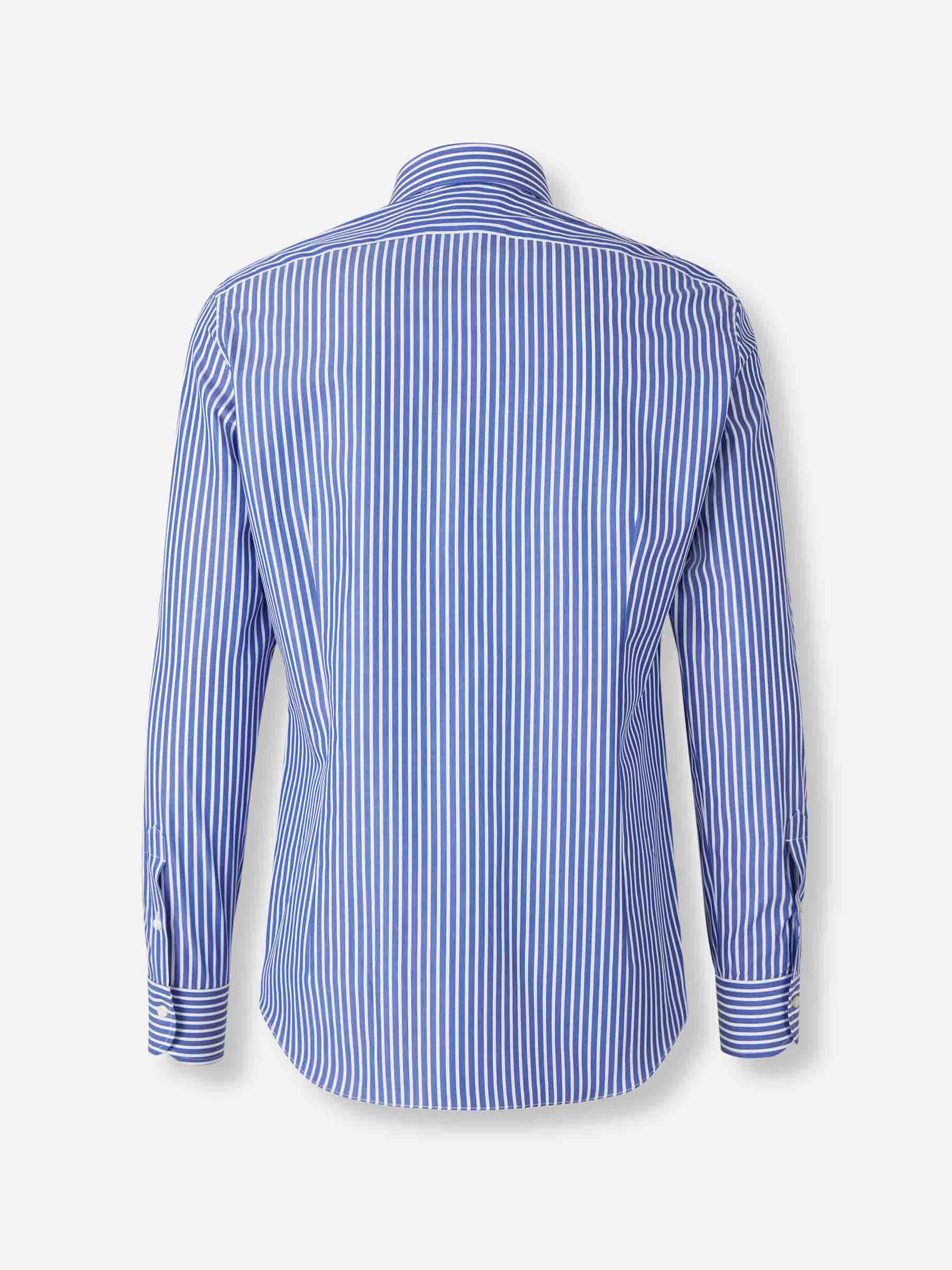Santa Eulalia Hombre Barcelona Camisa Vestir Listada color Azul sku 402-000011 01 - Foto 2