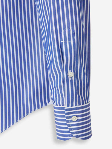 Santa Eulalia Hombre Barcelona Camisa Vestir Listada color Azul sku 402-000011 01 - Foto 4