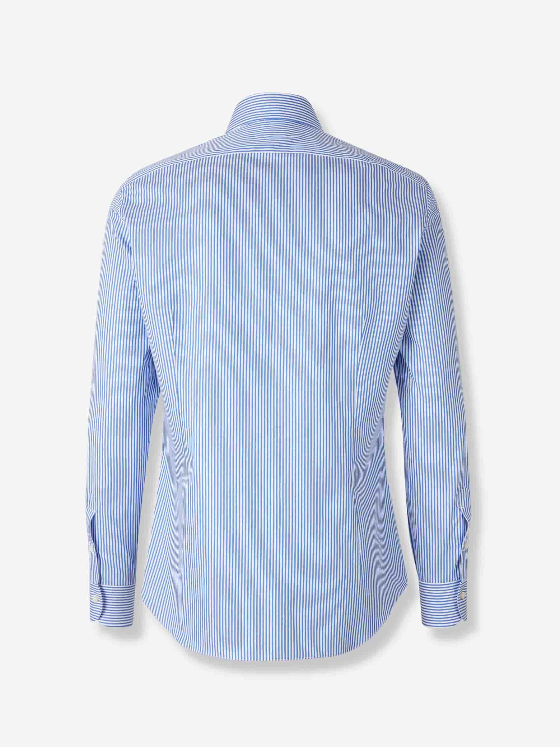 Santa Eulalia Hombre Barcelona Camisa Rayas Algodón color Azul sku 402-000015 01 - Foto 2