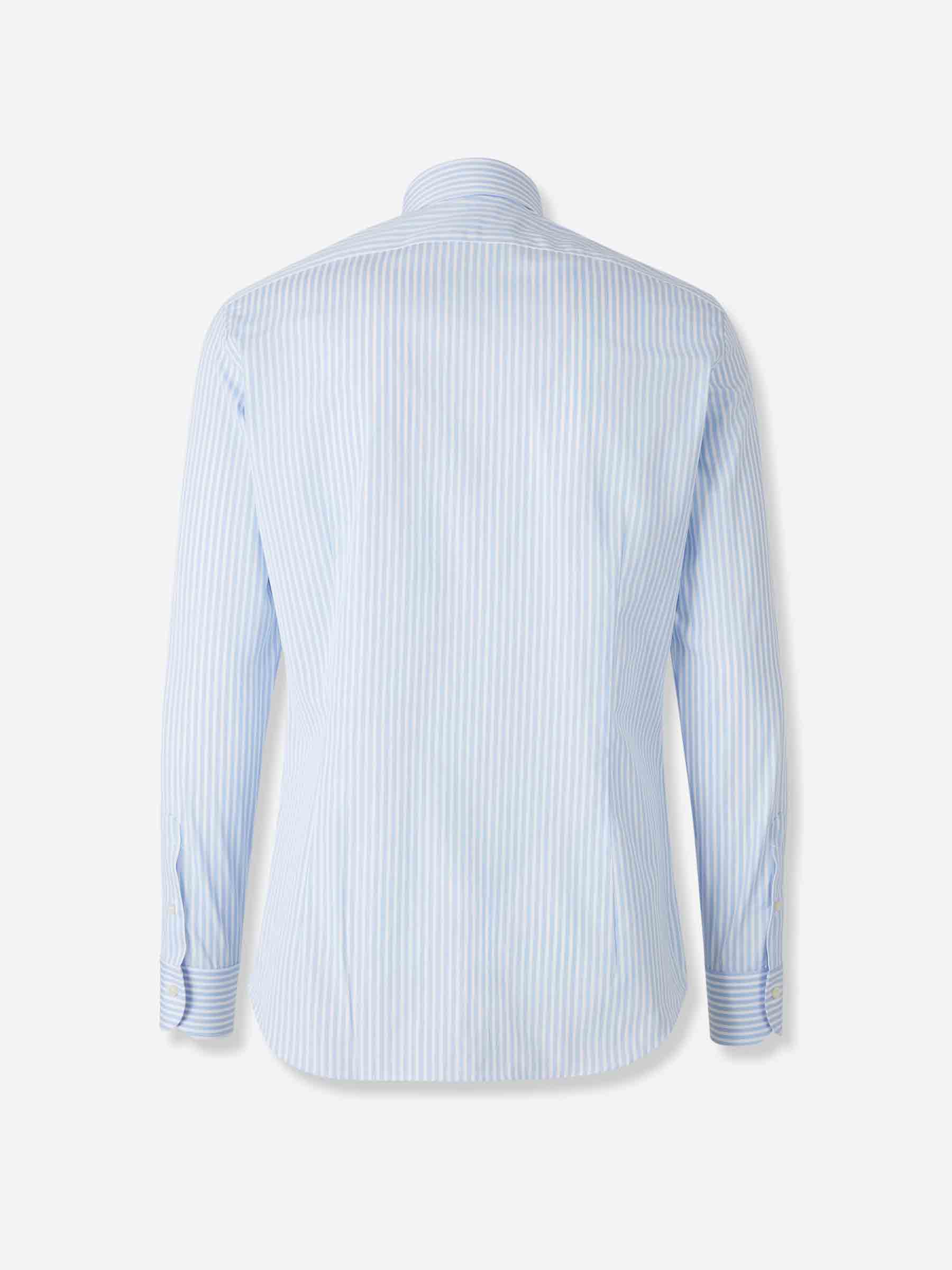 Santa Eulalia Hombre Barcelona Camisa Motivo Rayas color Azul Celeste sku 402-000018 01 - Foto 2