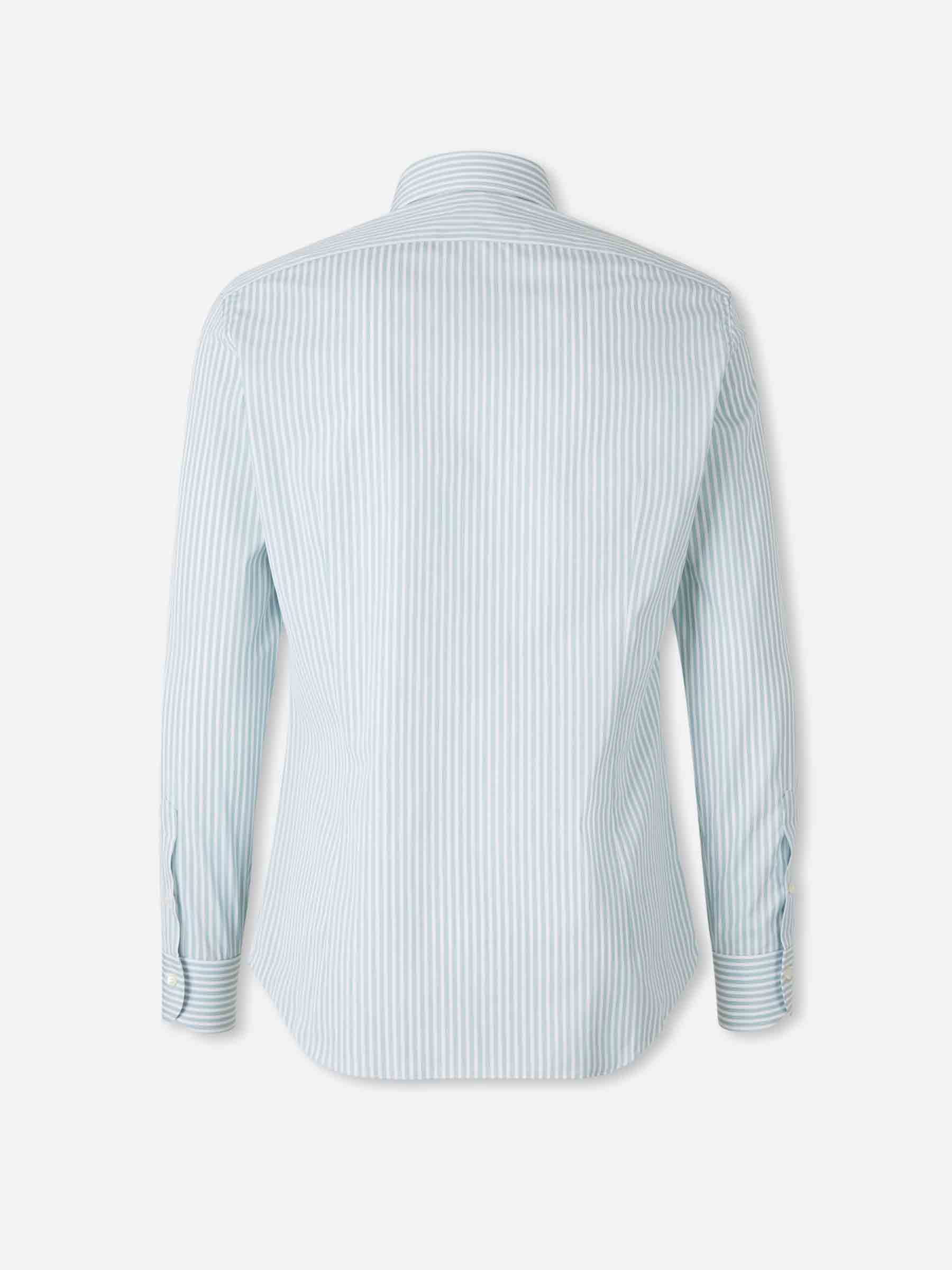 Santa Eulalia Hombre Barcelona Camisa Motivo Rayas color Verde Menta sku 402-000018 02 - Foto 2