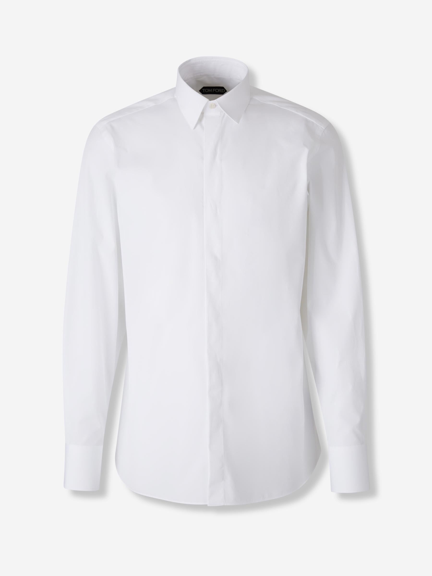 Tom Ford Hombre Barcelona Camisa de Vestir color Blanco sku 402-000019 01 - Foto 1
