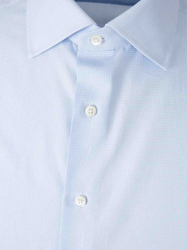 Canali Hombre Barcelona Camisa de Vestir Algodón color Azul Celeste sku 402-000023 01 - Foto 3