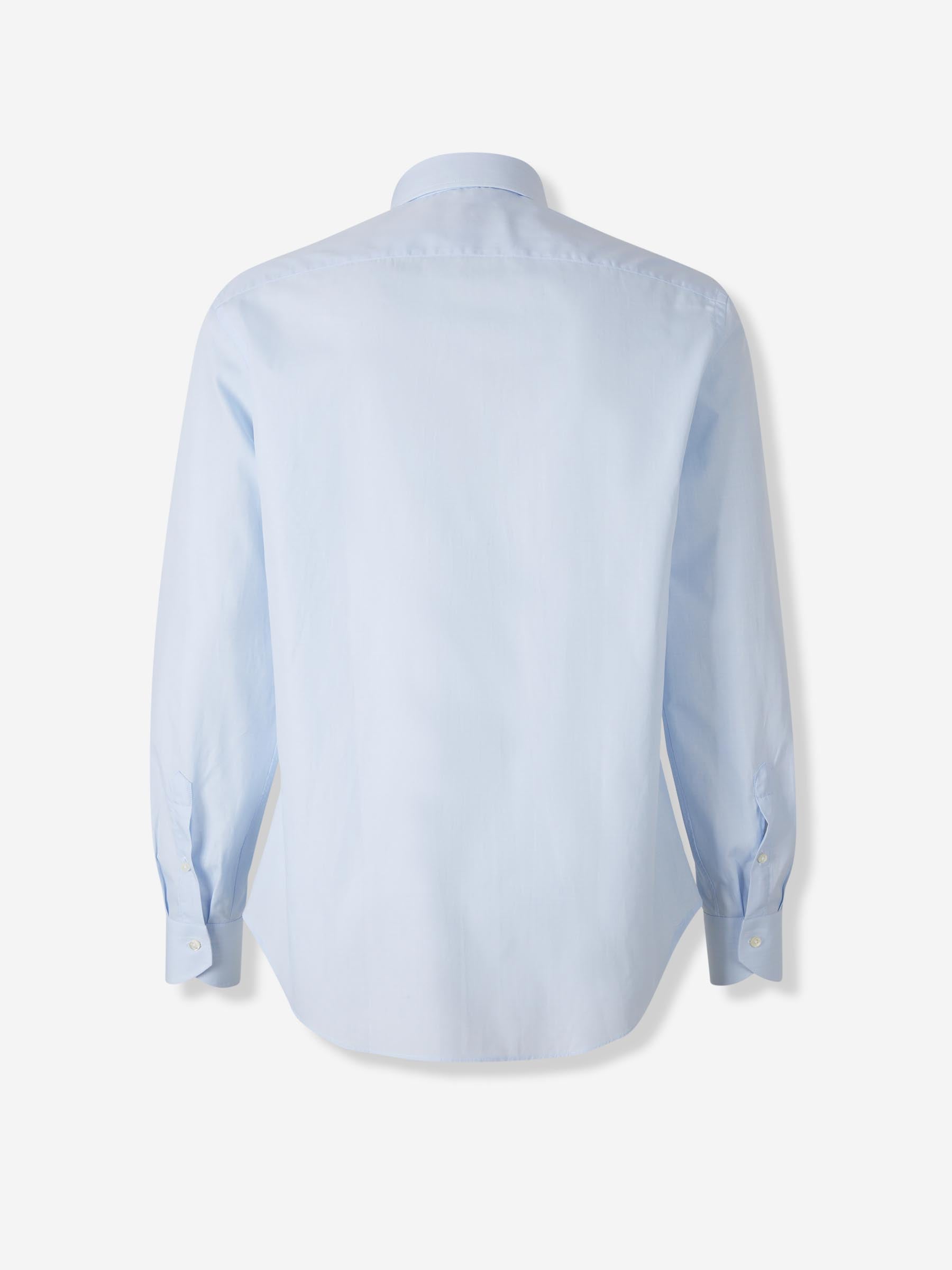 Canali Hombre Barcelona Camisa Vestir Algodón color Azul Celeste sku 402-000026 01 - Foto 2