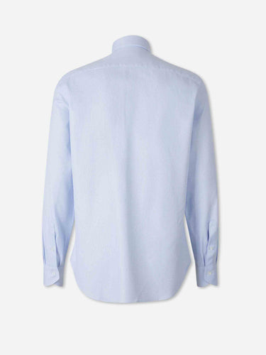 Canali Hombre Barcelona Camisa Micro Estampado Algodón color Azul sku 402-000032 01 - Foto 2