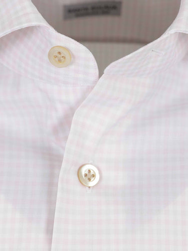 Santa Eulalia Hombre Barcelona Camisa Clásica Cuadros color Rosa Palo sku 402-000035 02 - Foto 3