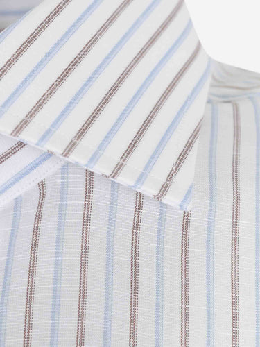 Santa Eulalia Hombre Barcelona Camisa Manga Larga color Marrón sku 402-000037 01 - Foto 3