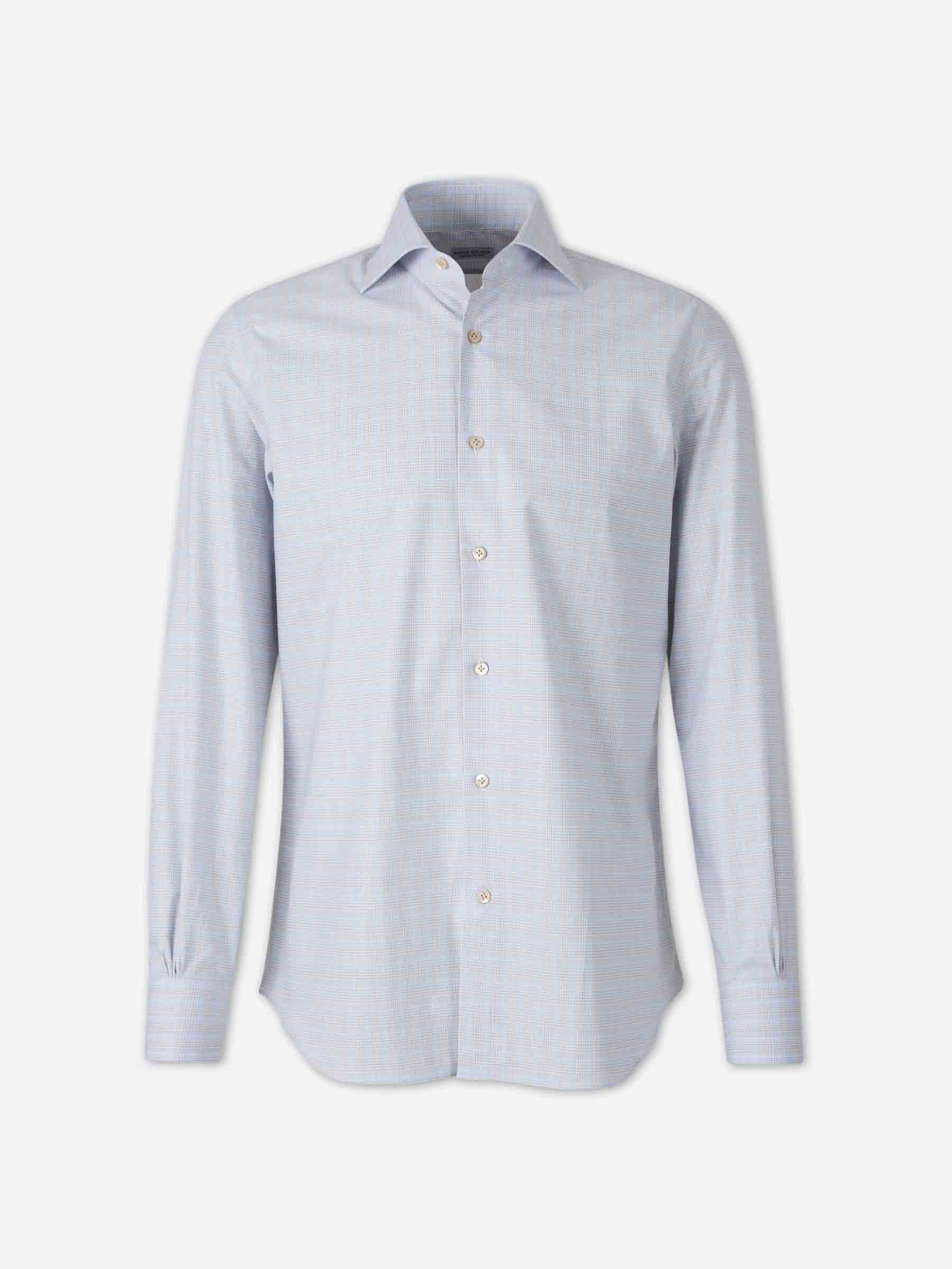 Santa Eulalia Hombre Barcelona Camisa Cuadros color Azul Celeste sku 402-000038 01 - Foto 1