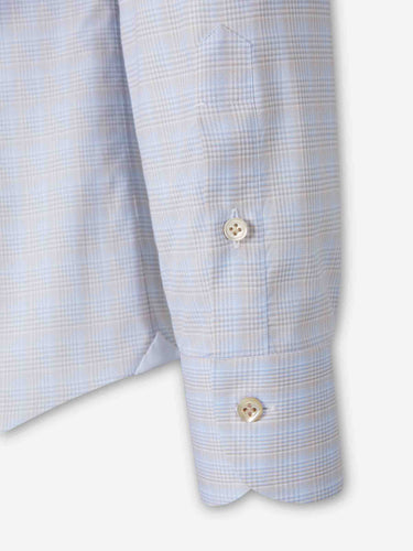 Santa Eulalia Hombre Barcelona Camisa Cuadros color Azul Celeste sku 402-000038 01 - Foto 4