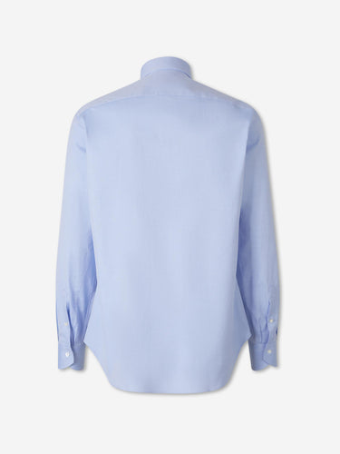 Canali Hombre Barcelona Camisa de Vestir Algodón color Azul Celeste sku 402-000044 02 - Foto 2