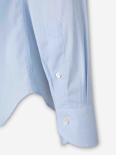Canali Hombre Barcelona Camisa Vestir Rayas color Azul Celeste sku 402-000047 01 - Foto 4