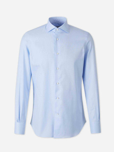 Santa Eulalia Hombre Barcelona Camisa Lisa Algodón color Azul sku 402-000052 01 - Foto 1