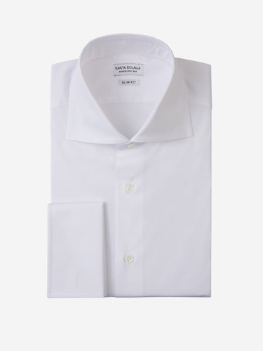 Santa Eulalia Hombre Barcelona Camisa Doble Puño Algodón color Blanco sku 403-000459 01 - Foto 1