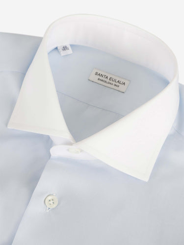 Santa Eulalia Hombre Barcelona Camisa Vestir Algodón color Azul Celeste sku 403-000462 01 - Foto 3