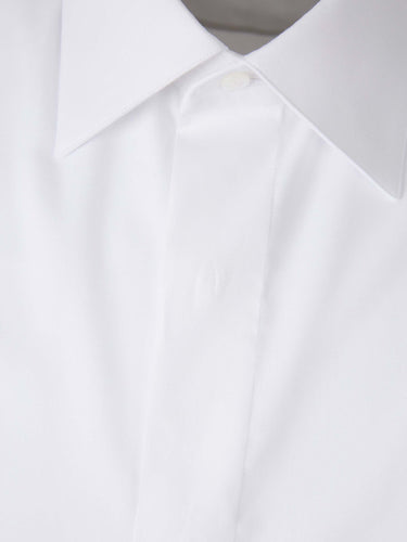 Brioni Hombre Barcelona Camisa de Vestir Lisa color Blanco sku 403-000470 01 - Foto 3