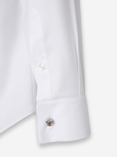 Brioni Hombre Barcelona Camisa de Vestir Lisa color Blanco sku 403-000470 01 - Foto 4