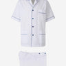Santa Eulalia Hombre Barcelona Pijama Set Corto color Blanco sku 412-000067 01 - Foto 1