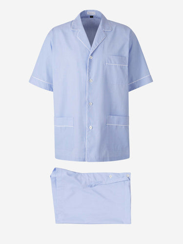 Santa Eulalia Hombre Barcelona Pijama Set Corto color Azul sku 412-000067 02 - Foto 1